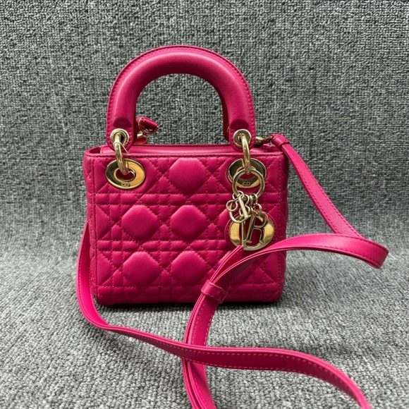 Dior Handbags - 100% Authentic Dior Lady Dior Mini Shoulder Bag